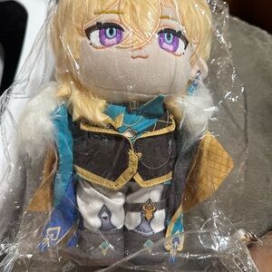 Genshin Impact Albedo Plush Doll – 20cm Anime Figure